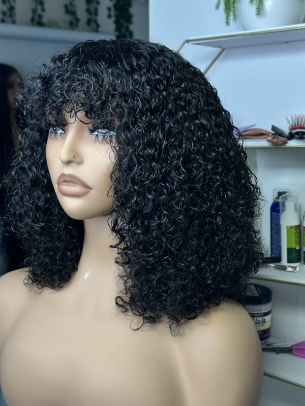 Vietnamese 100% human hair  SDD fringe curls - Image 3