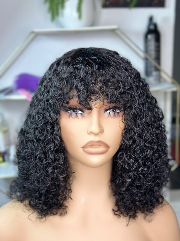 Vietnamese 100% human hair  SDD fringe curls - Image 5
