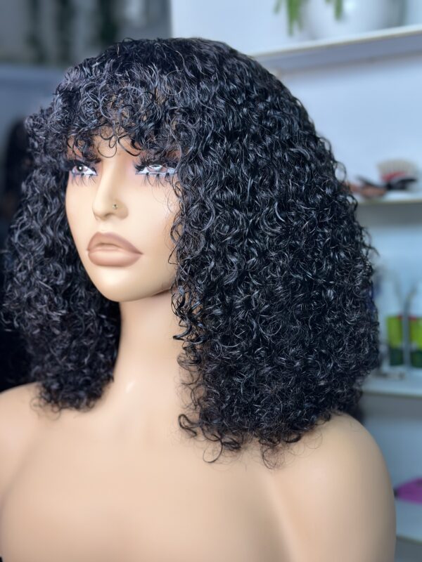Vietnamese 100% human hair  SDD fringe curls