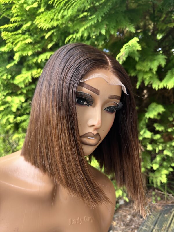 Mrs Violet Vietnamese SDD two tone bone straight with 2by6 closure