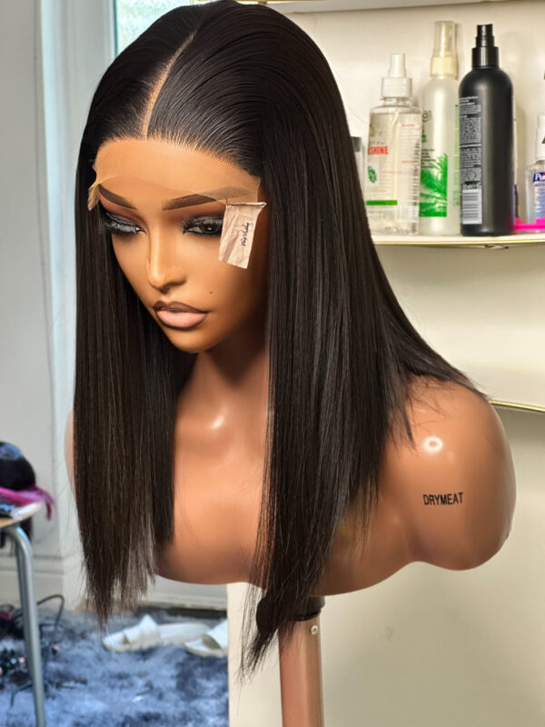 Bae Jenny SDD, Vietnamese 5by5 glueless 14” bone straight. - Image 2