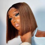 Baddie Luxe 8” Bone Straight Bob Premium Vietnamese Human Hair Wig