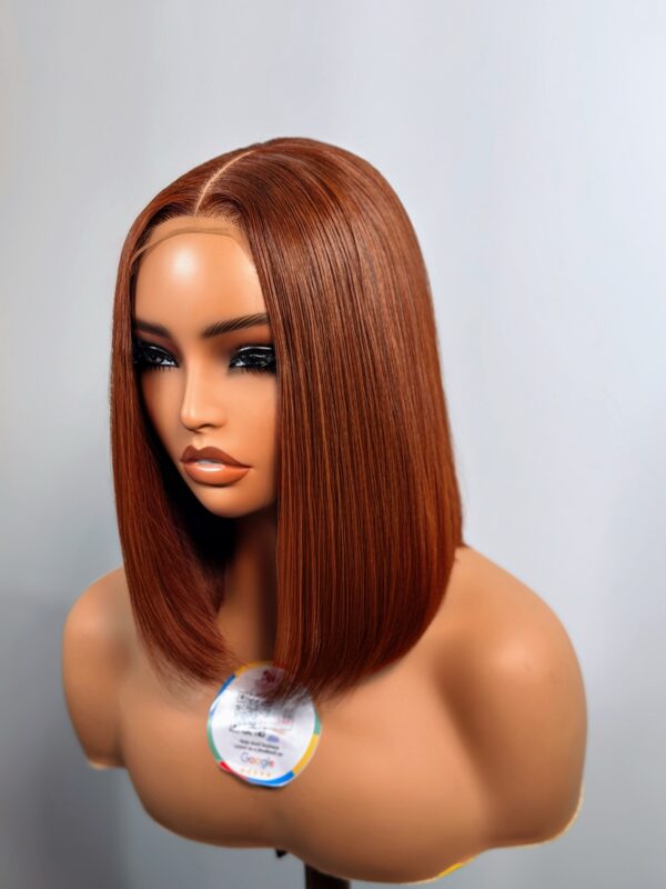 Vickie Baddie coloured 10”Vietnam human hair bone straight wig - Image 5