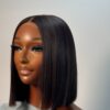 Kiki Vietnam 8” Bone straight raw hair wig with closure - Image 4