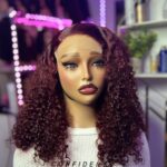 SDD pixie curls human hair with 5by5 closure