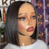 Kiki Vietnam 8” Bone straight raw hair wig with closure - Image 6