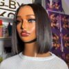 Kiki Vietnam 8” Bone straight raw hair wig with closure - Image 3