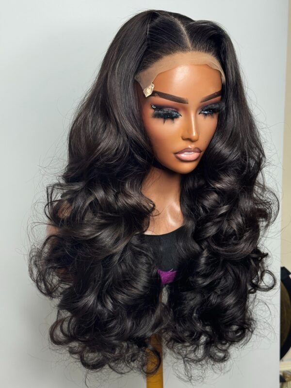 KINNY LUXE VIETNAMESE BOUNCY CURLS BONE STRAIGHT DONOR WIG – 24” 300G + 20” 5X5 CLOSURE | HUMAN HAIR WIG