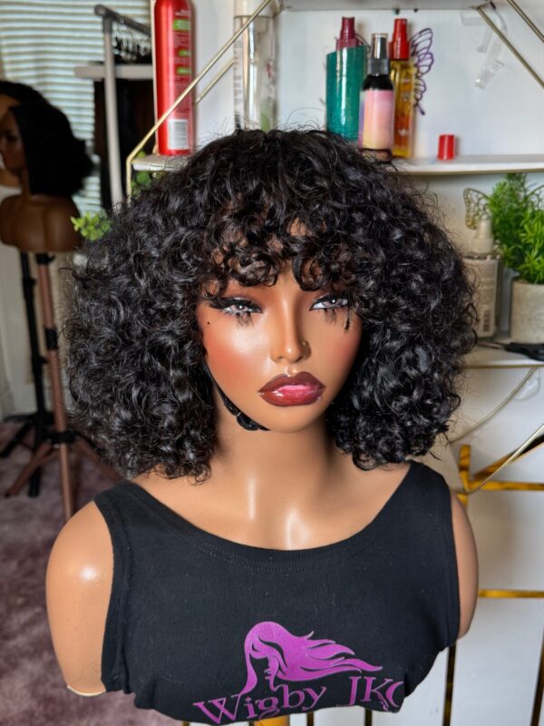 Miss Elodie Celebrity water wave fringe wig - Image 5