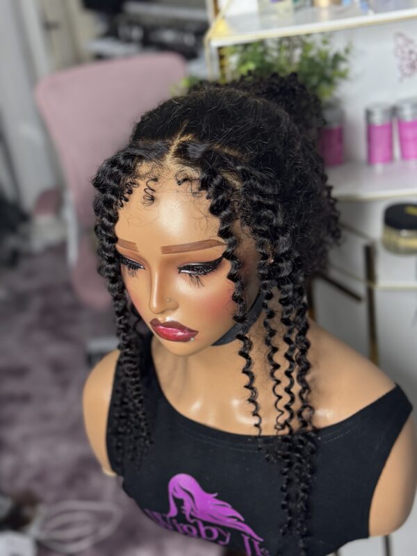 250% 360 transparent wear go glueless wig kinky curly 20inch - Image 5
