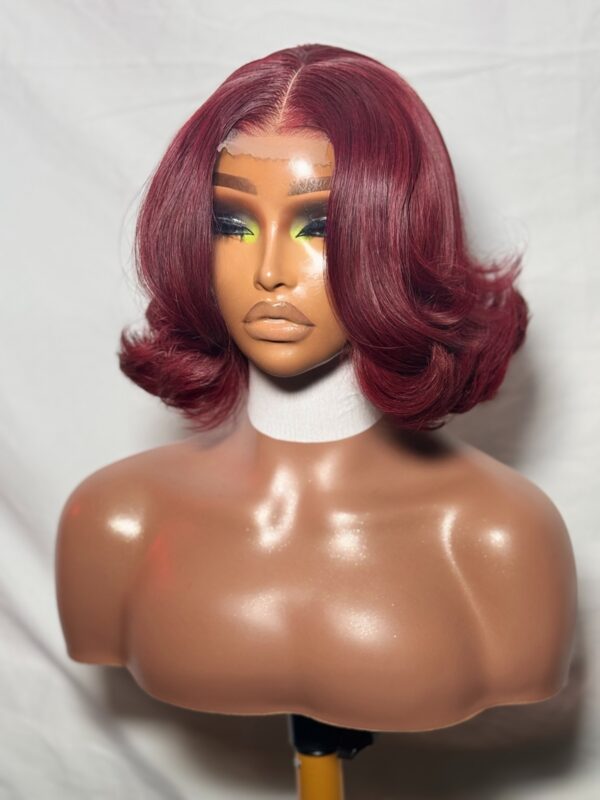 Kitan Wear & Go Glueless Burgundy Bone Straight Vietnamese Wig - Image 6