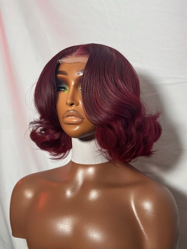 Kitan Wear & Go Glueless Burgundy Bone Straight Vietnamese Wig - Image 5