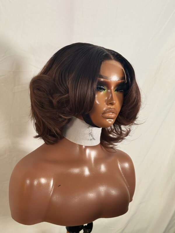Ola Custom-Made Vietnamese Human Hair Wig – Soft Layers & Flipped Ends - Image 3