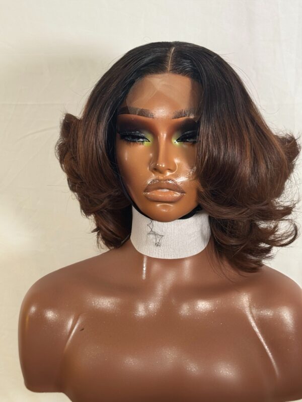 Ola Custom-Made Vietnamese Human Hair Wig – Soft Layers & Flipped Ends - Image 6
