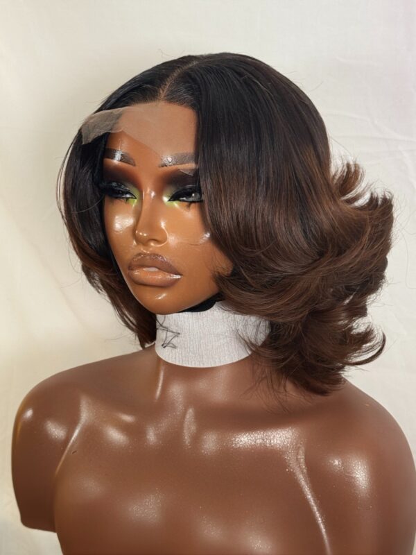 Ola Custom-Made Vietnamese Human Hair Wig – Soft Layers & Flipped Ends - Image 4