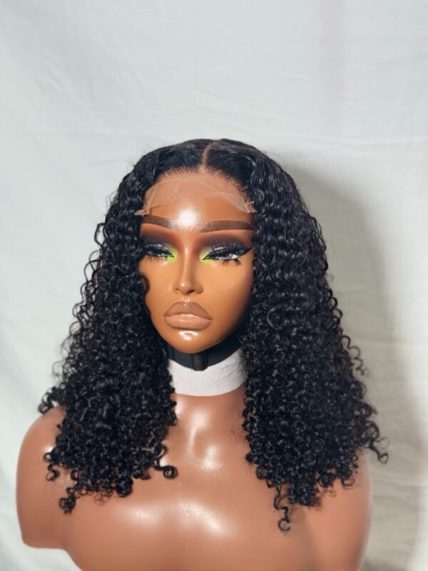 Bella 18” Pre-Plucked Pissy Curls Human Hair Wig with 5x5 Closure - Image 5