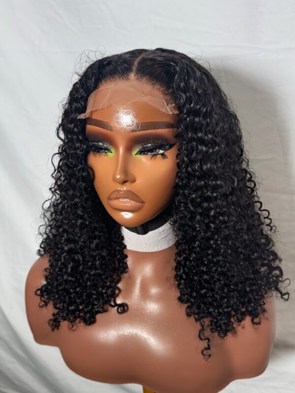 Bella 18” Pre-Plucked Pissy Curls Human Hair Wig with 5x5 Closure - Image 6