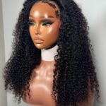 Omonigho 7x5 Pre-Plucked Glueless Wig – 4C Natural Kinky Texture with hairline 24 inch