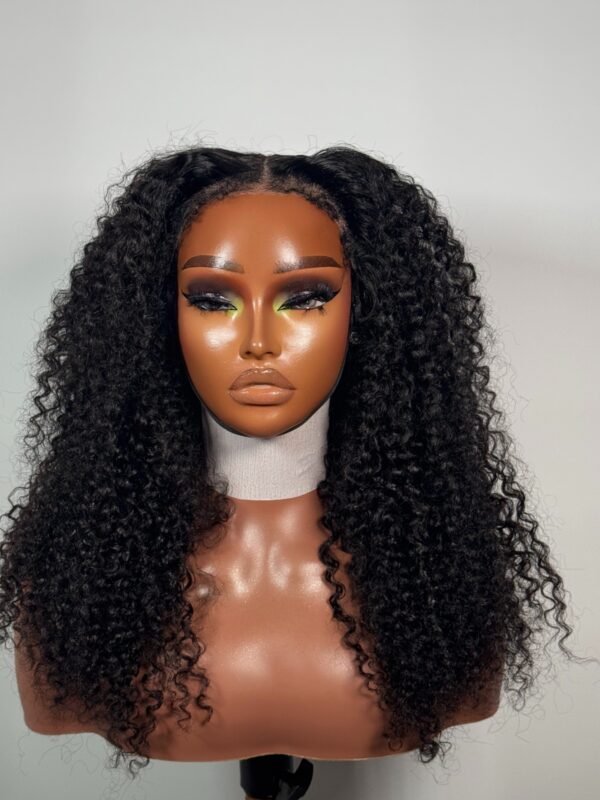 Omonigho 7x5 Pre-Plucked Glueless Wig – 4C Natural Kinky Texture with hairline 24 inch - Image 9