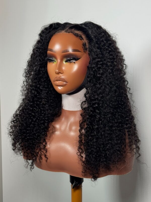 Omonigho 7x5 Pre-Plucked Glueless Wig – 4C Natural Kinky Texture with hairline 24 inch - Image 10