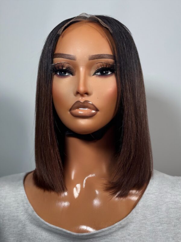 Khloe SDD Vietnam two tone bone straight human hair wig - Image 3