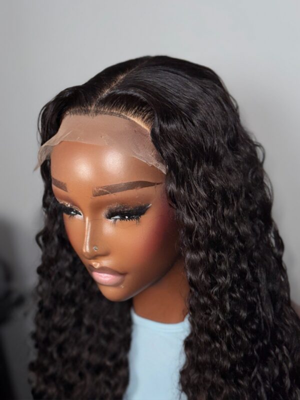 KIMBERLY Luxurious Deep Wave Wig with 5x5 Closure - Vietnam Raw Bone - Image 6