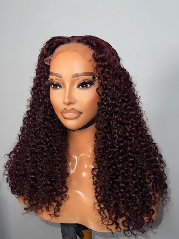 Trina Luxe Burgundy Super Double Drawn 5x5 Closure Wig