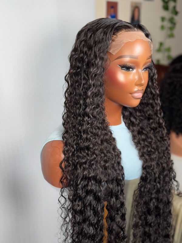 KIMBERLY Luxurious Deep Wave Wig with 5x5 Closure - Vietnam Raw Bone - Image 2