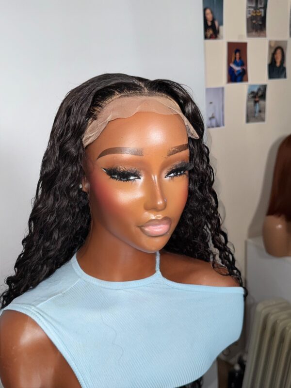 KIMBERLY Luxurious Deep Wave Wig with 5x5 Closure - Vietnam Raw Bone - Image 5