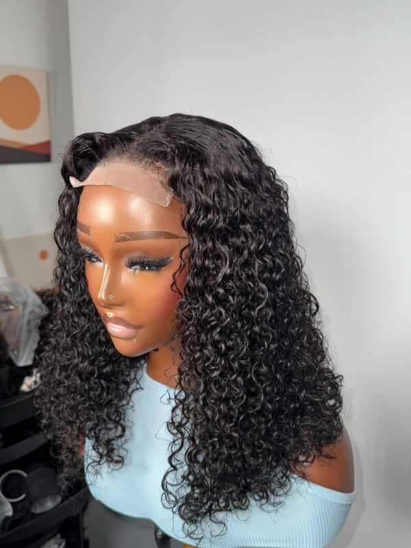 Natasha Stunning 100% Human Hair Curly Wig - Image 3