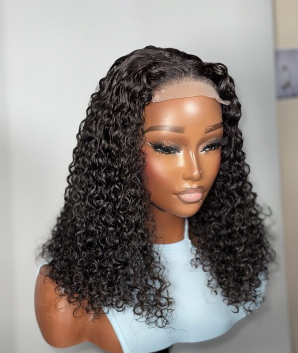 Natasha Stunning 100% Human Hair Curly Wig - Image 4