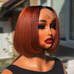 Bella Nova 8” Bone Straight Bob  2x4 Closure Premium Vietnamese Human Hair Wig