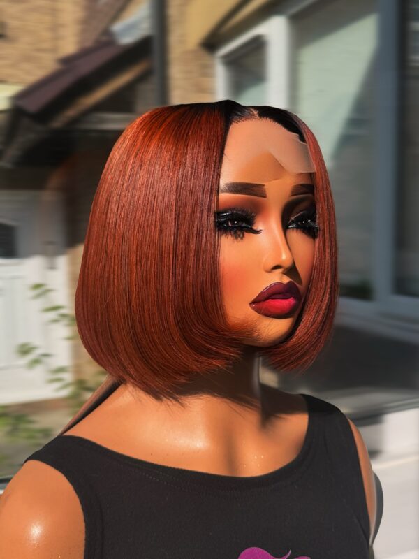 BELLA NOVA 2x4 CLOSURE BONE STRAIGHT BOB – 8” | PREMIUM VIETNAMESE HUMAN HAIR WIG