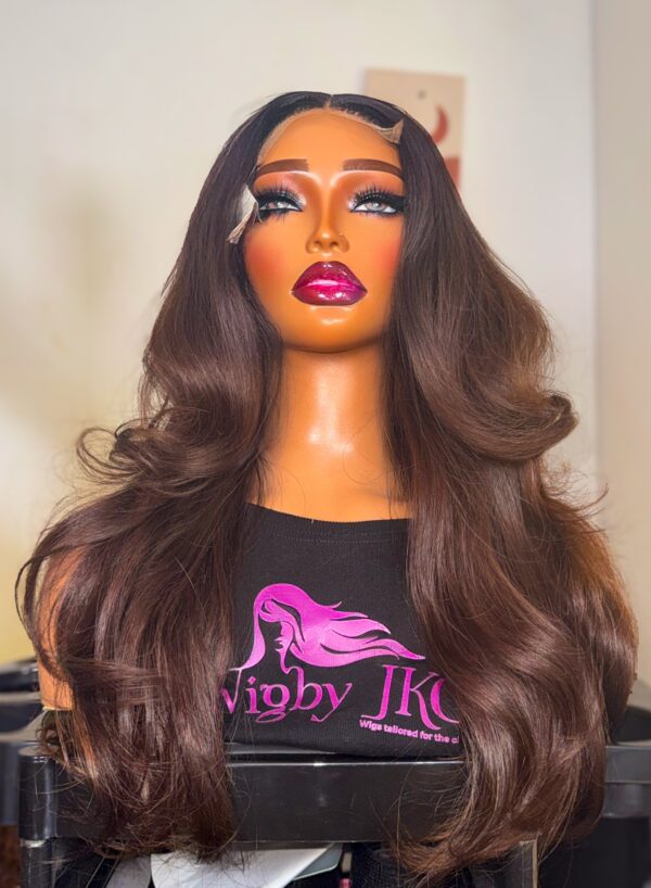 Asia Monroe – Single Donor Natural Bouncy Wavy Vietnamese 20” Human Hair Wig - Image 2