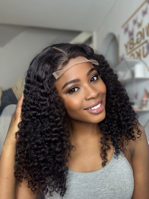 ALEXA VALENTINO 5x5 GLUELESS 4C HAIRLINE CLOSURE WIG – 18” PIXIE CURLS | VIRGIN VIETNAMESE SDD WIG - Image 3