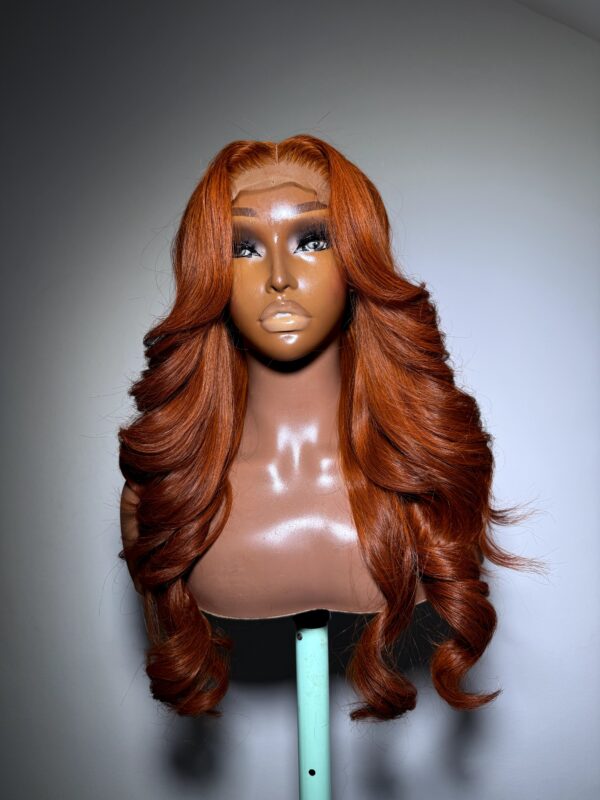 ARIA FLAME 5x5 GLUELESS CLOSURE WIG - 22" LAYERED BOUNCY CURL | VIRGIN VIETNAMESE SDD WIG - Image 2