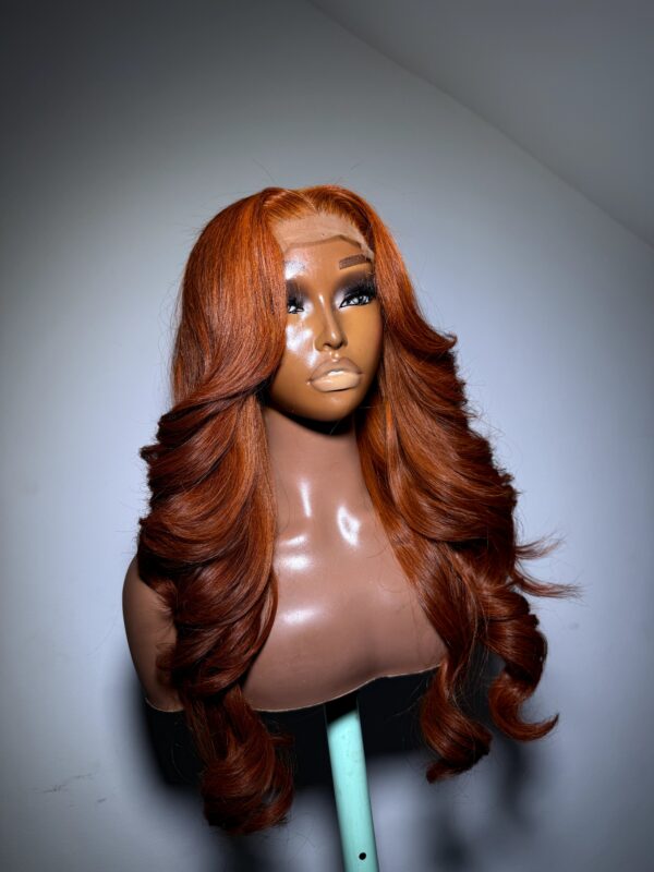 ARIA FLAME 5x5 GLUELESS CLOSURE WIG - 22" LAYERED BOUNCY CURL | VIRGIN VIETNAMESE SDD WIG - Image 3