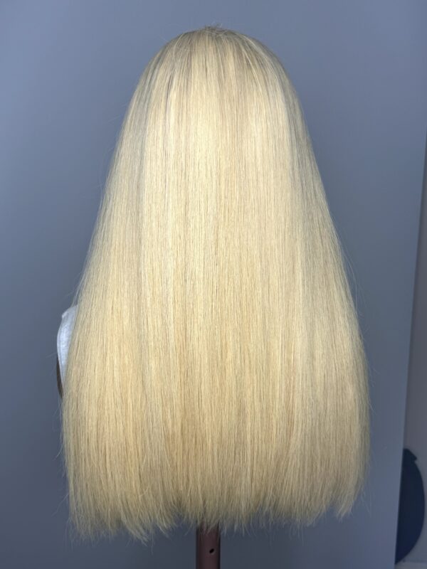 LYRIC FROST 5x5 GLUELESS BLONDE CLOSURE WIG - 20" BONE STRAIGHT | RAW VIRGIN VIETNAMESE WIG - Image 6