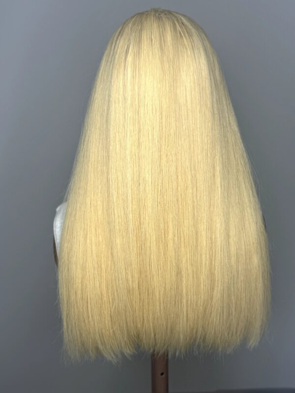 LYRIC FROST 5x5 GLUELESS BLONDE CLOSURE WIG - 20" BONE STRAIGHT | RAW VIRGIN VIETNAMESE WIG - Image 5