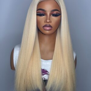 LYRIC FROST 5x5 GLUELESS BLONDE CLOSURE WIG - 20" BONE STRAIGHT | RAW VIRGIN VIETNAMESE WIG