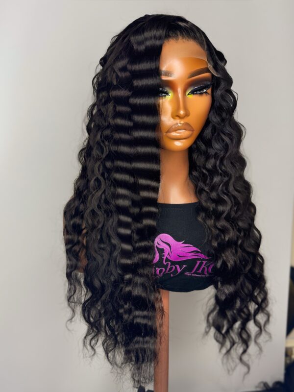 Jezz Winter – 24” Crimped Glueless Wig (HD Lace | Raw Vietnamese Hair) - Image 3