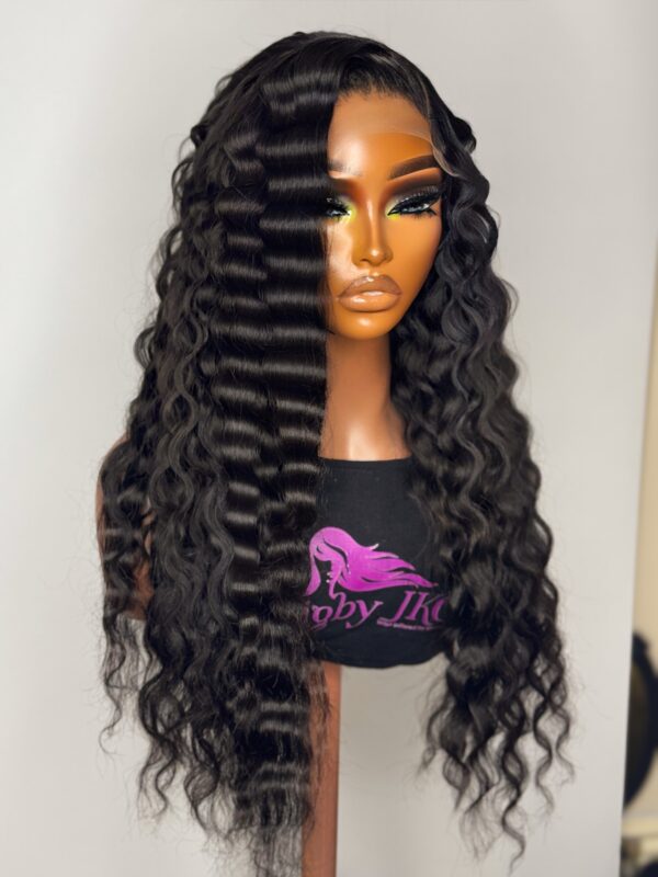 Jezz Winter – 24” Crimped Glueless Wig (HD Lace | Raw Vietnamese Hair) - Image 5