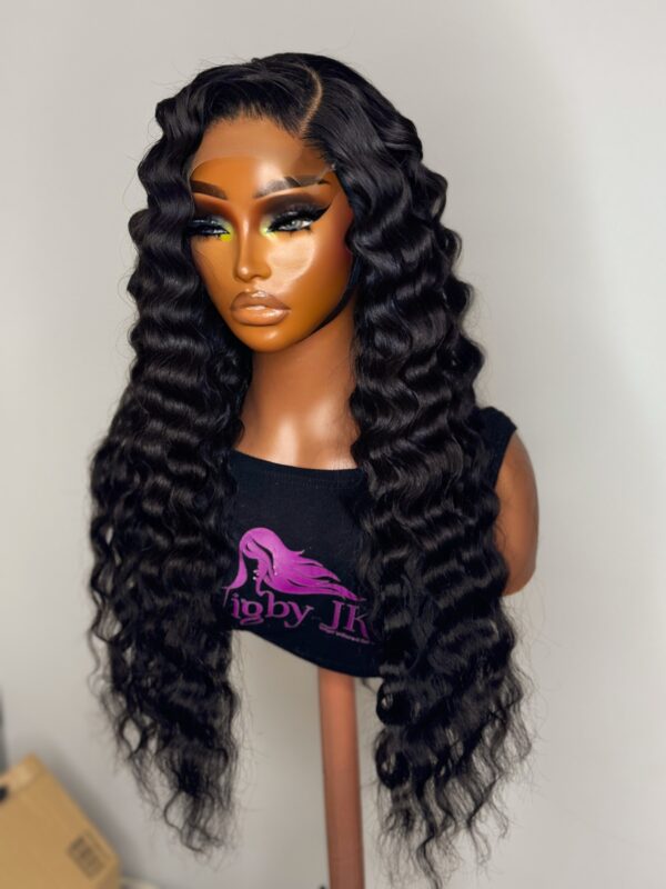 Jezz Winter – 24” Crimped Glueless Wig (HD Lace | Raw Vietnamese Hair) - Image 2